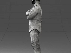 man in pink t-shirt 1121-20 3D Model