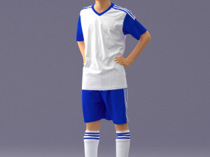 soccer player 1114-2 3D Model
