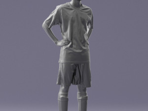 soccer player 1114-2 3D Model