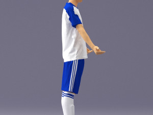soccer player 1114-1 3Dモデル