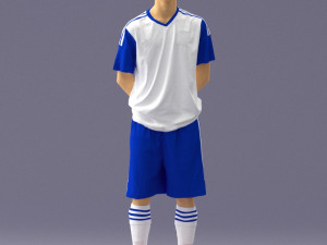 soccer player 1114-3 3D 모델
