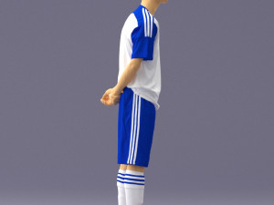 soccer player 1114-3 3D 모델