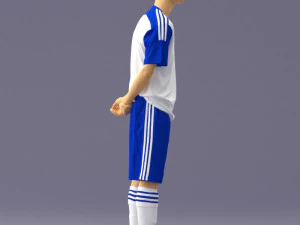 000310 Young Soccer Player 1114 3D Model