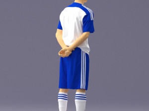 soccer player 1114-3 3D 모델