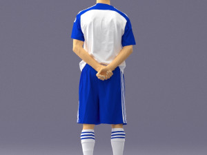 soccer player 1114-3 3D 모델