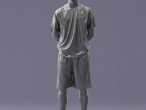 soccer player 1114-3 3D 모델