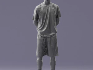 000310 Young Soccer Player 1114 3D Model