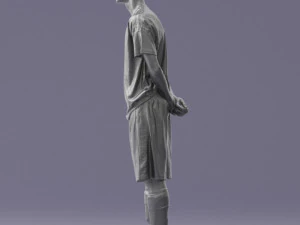 000310 Young Soccer Player 1114 3D Model