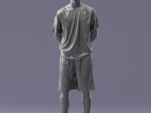 soccer player 1114-3 3D 모델