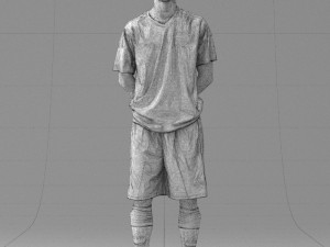 soccer player 1114-3 3D 모델