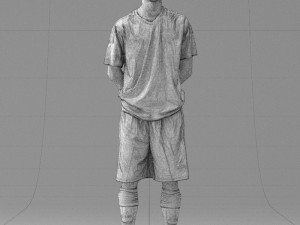 soccer player 1114-3 3D 모델