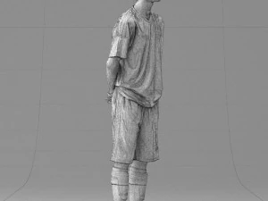 000310 Young Soccer Player 1114 3D Model