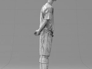 000310 Young Soccer Player 1114 3D Model
