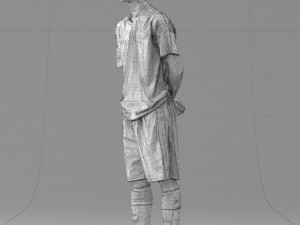soccer player 1114-3 3D 모델