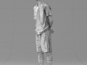 000310 Young Soccer Player 1114 3D Model