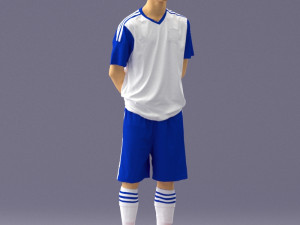 soccer player 1114-3 3d print ready 3D 打印模型