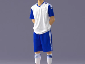 000310 Young Soccer Player 1114 3dp 3D Print Model