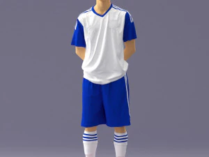 000310 Young Soccer Player 1114 3dp 3D Print Model