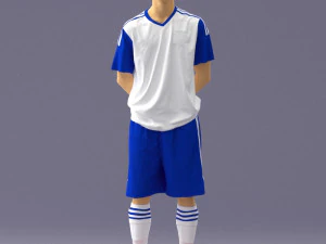 000310 Young Soccer Player 1114 3dp 3D Print Model
