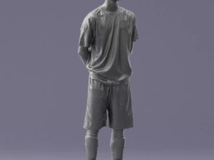 000310 Young Soccer Player 1114 3dp 3D Print Model