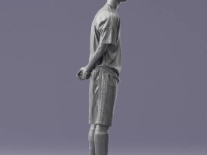 000310 Young Soccer Player 1114 3dp 3D Print Model