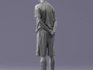 000310 Young Soccer Player 1114 3dp 3D Print Model