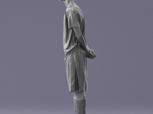 soccer player 1114-3 3d print ready 3D 打印模型