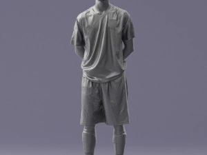000310 Young Soccer Player 1114 3dp 3D Print Model