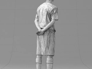 000310 Young Soccer Player 1114 3dp 3D Print Model