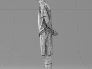 000310 Young Soccer Player 1114 3dp 3D Print Model