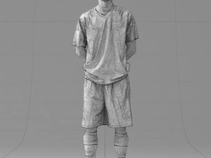 000310 Young Soccer Player 1114 3dp 3D Print Model
