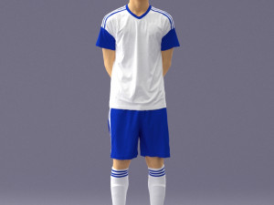 soccer player 1114-5 3D-Modell