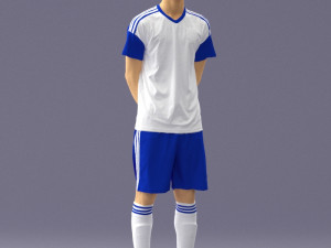 soccer player 1114-5 3D-Modell