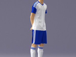 soccer player 1114-5 3D-Modell