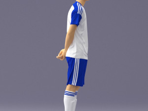 soccer player 1114-5 3D-Modell