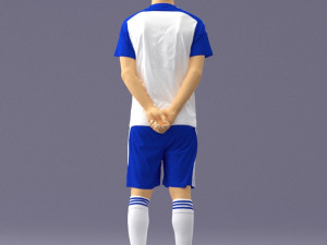 soccer player 1114-5 3D-Modell
