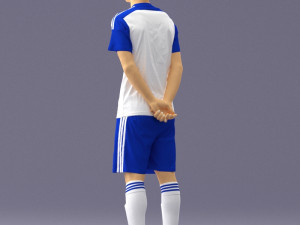soccer player 1114-5 3D-Modell