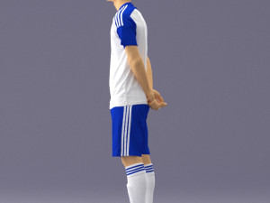 soccer player 1114-5 3D-Modell