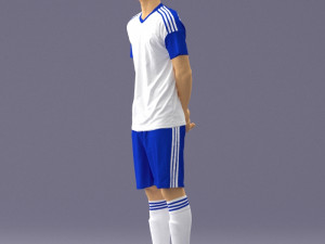 soccer player 1114-5 3D-Modell