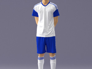 soccer player 1114-5 3D-Modell