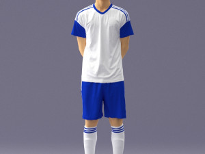 soccer player 1114-5 3D-Modell