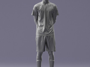 soccer player 1114-5 3D-Modell