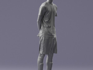 soccer player 1114-5 3D-Modell