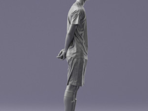 soccer player 1114-5 3D-Modell