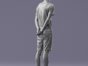 soccer player 1114-5 3D-Modell
