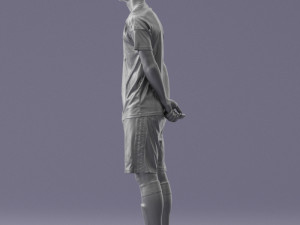 soccer player 1114-5 3D-Modell