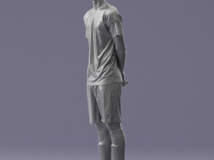 soccer player 1114-5 3D-Modell