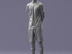soccer player 1114-5 3D-Modell