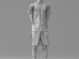 soccer player 1114-5 3D-Modell
