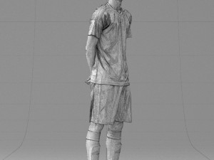 soccer player 1114-5 3D-Modell